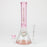 10" WellCann Coloured glass beaker bong with wide mouth - Pink_8