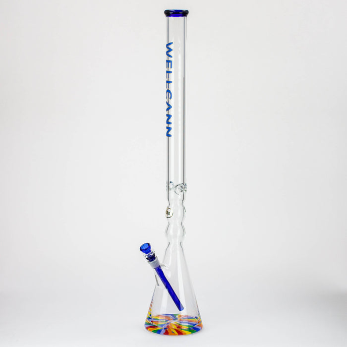 32" WellCann 7 mm curved tube beaker water bong with thick base_6