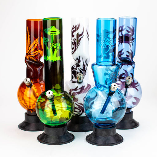 12" Assorted acrylic water bong [AWP-12]_0