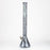 24" Infyniti leaf 7 mm metallic glass water bong_9