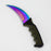 9″ Karambit Hunting Knife – Rainbow [T22199COL]_1