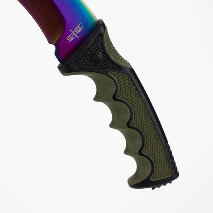 9″ Karambit Hunting Knife – Rainbow [T22199COL]_2