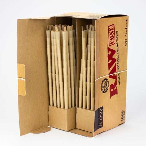 RAW Classic 98 Select pre-rolled cone 1000 counts_1