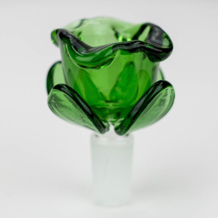 Flower shape glass large bowl_3