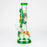 14" Resin 3D Glow in the dark artwork 7mm glass beaker water bong [GB208]_12