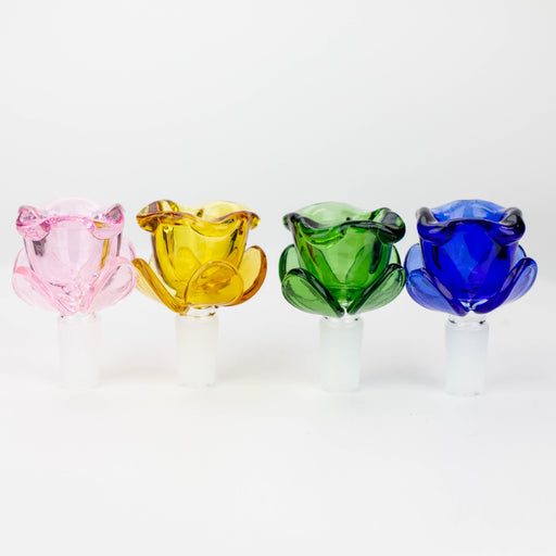 Flower shape glass large bowl_0