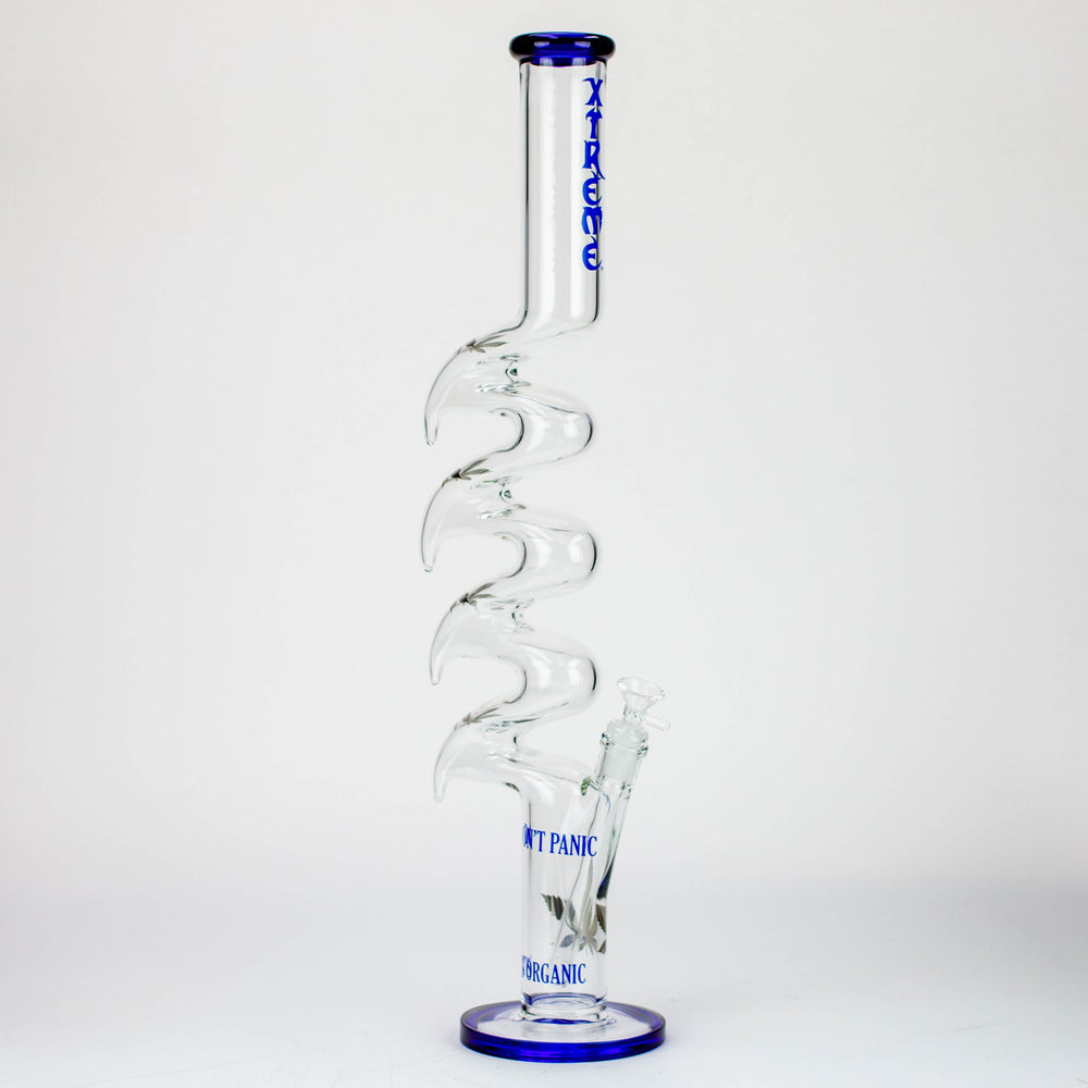 23" Xtream Zig-zag glass water bong [XTR-Z035]_0