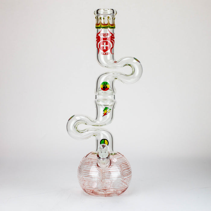 20" Xtream Zig-zag 7 mm glass water bong [XTR-Z036]_2