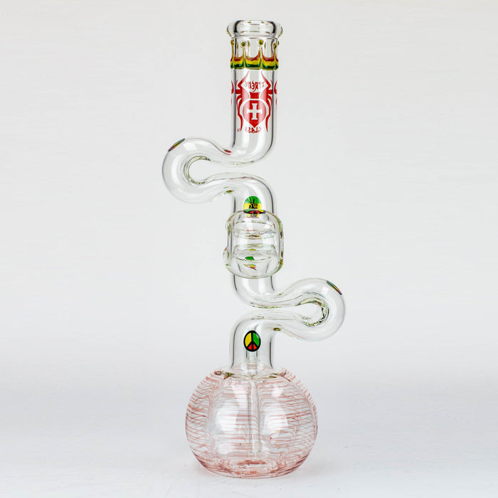 20" Xtream Zig-zag 7 mm glass water bong [XTR-Z036]_4