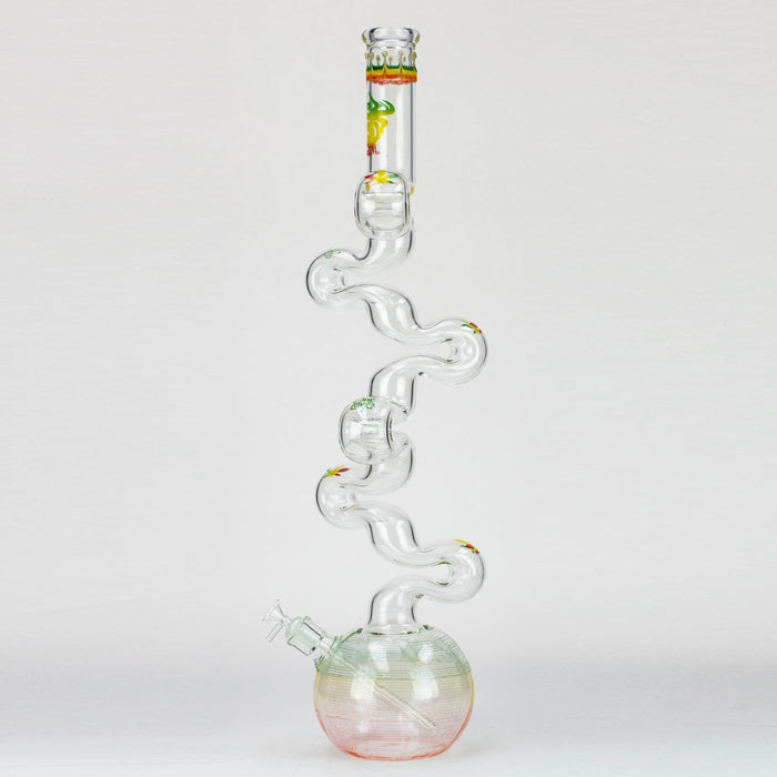 29" Xtream Zig-zag 7 mm glass water bong [XTR-Z037]_3