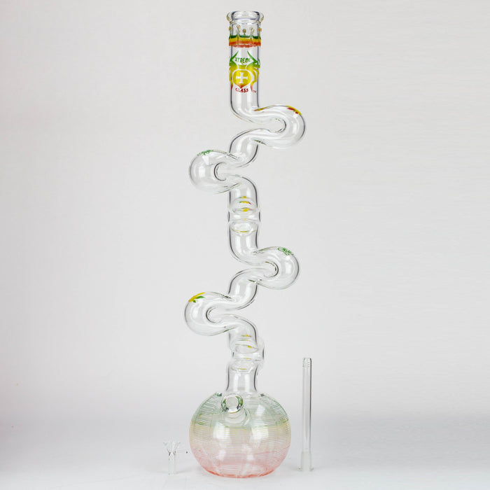 29" Xtream Zig-zag 7 mm glass water bong [XTR-Z037]_8