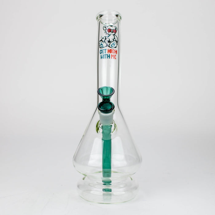 12" 2-in-1 Beaker Glass Bong - Cartoon Design [XTR2022-03]_11