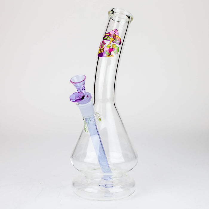 12" 2-in-1 Beaker Glass Bong - Cartoon Design [XTR2022-03]_7