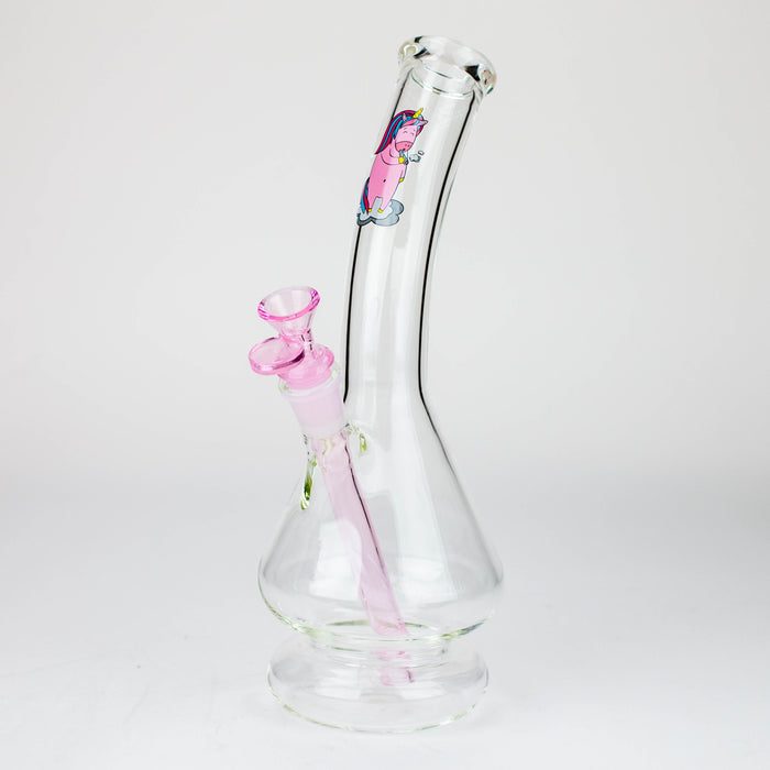 12" 2-in-1 Beaker Glass Bong - Cartoon Design [XTR2022-03]_8