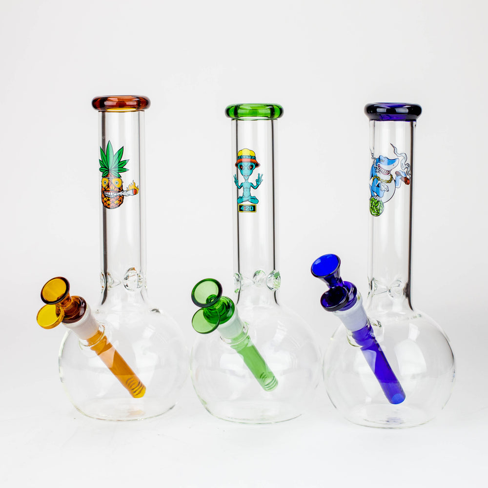 10" Glass Bong - Cartoon Design [XTR2022-04]_0