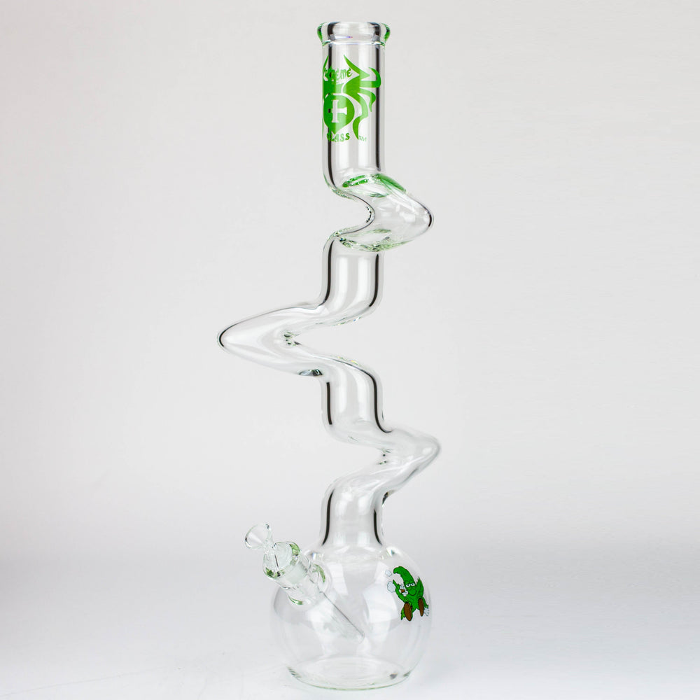 21" Xtream Zig-zag 7 mm glass water bong [XTR-Z015]_0