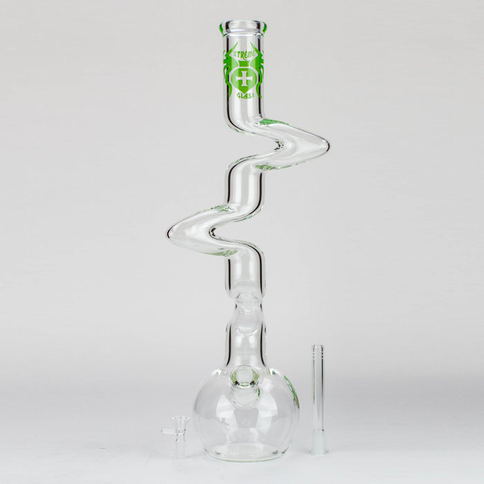 21" Xtream Zig-zag 7 mm glass water bong [XTR-Z015]_7