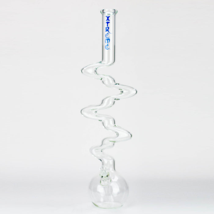 28" Xtream Zig-zag 7 mm glass water bong [XTR-Z016]_2