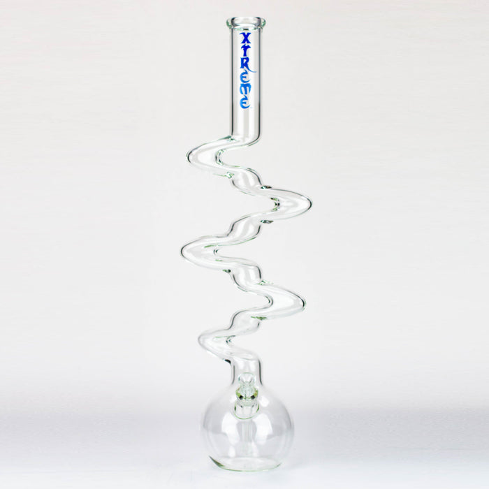 28" Xtream Zig-zag 7 mm glass water bong [XTR-Z016]_5