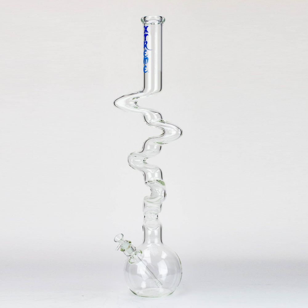 28" Xtream Zig-zag 7 mm glass water bong [XTR-Z016]_0