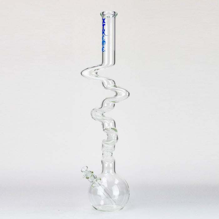 28" Xtream Zig-zag 7 mm glass water bong [XTR-Z016]_0