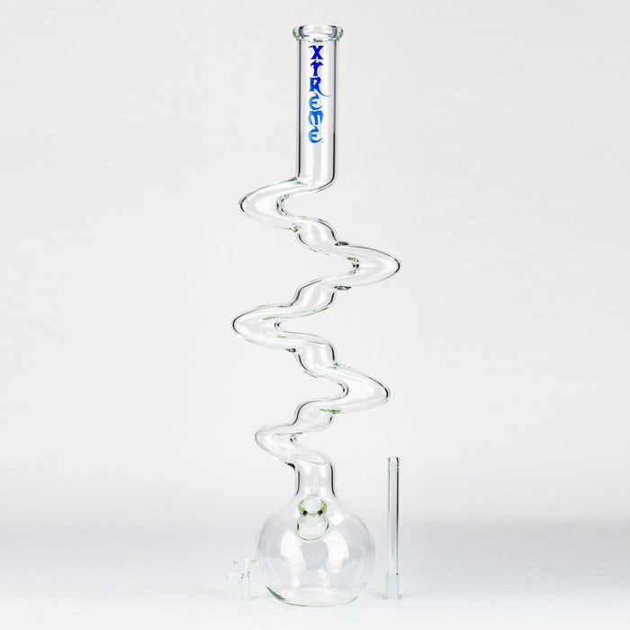 28" Xtream Zig-zag 7 mm glass water bong [XTR-Z016]_8