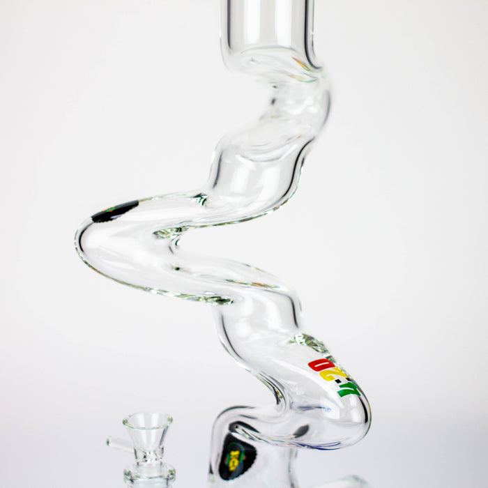 21" Xtream Zig-zag inline diffuser glass water bong [XTR-Z021]_1