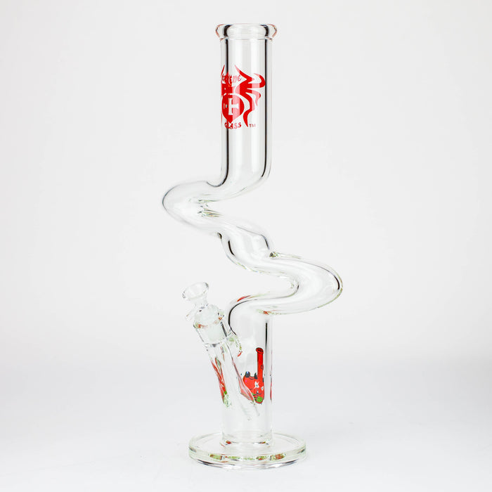 17" Xtream Zig-zag glass water bong [XTR-Z023]_0