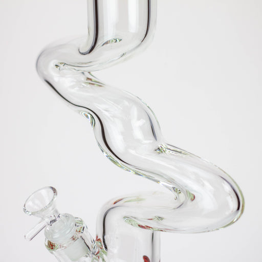 17" Xtream Zig-zag glass water bong [XTR-Z023]_1