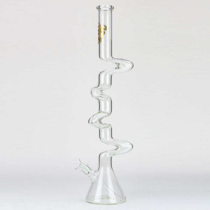 27" Xtream Zig-zag 7 mm glass water bong [XTR-Z026]_2