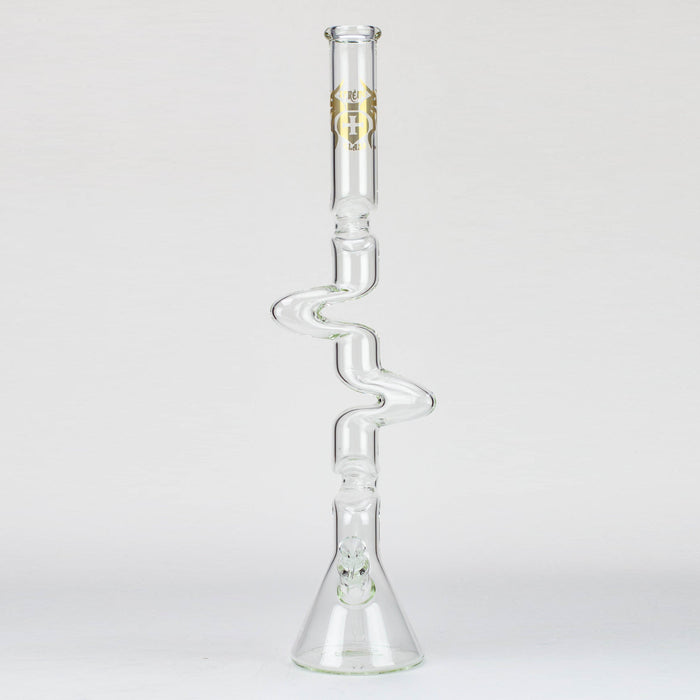 27" Xtream Zig-zag 7 mm glass water bong [XTR-Z026]_3