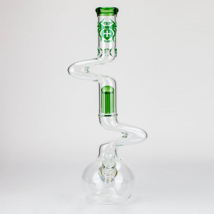 20" Xtream Zig-zag tree percolator glass water bong [XTR-Z032]_2