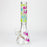 14" Graphic with cubic zirconia decor 7mm glass beaker water bong [AK32xx]_10