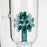 17" AQUA Glass 2-in-1 Mine diffuser glass bong [AQUA120]_12