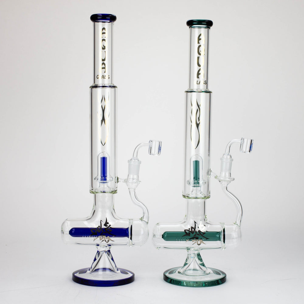 21" AQUA Glass 2-in-1 Inline diffuser glass water bong [AQUA102]_0