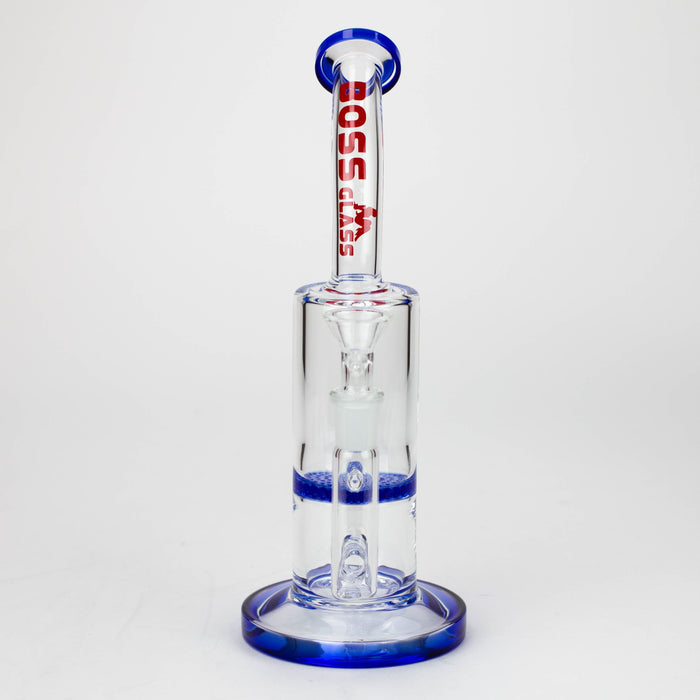 8" Honeycomb diffuser Bent neck glass bong [B12]_2