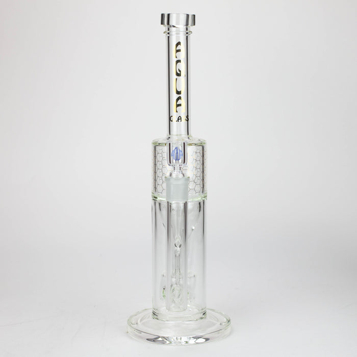 17" AQUA Glass 2-in-1 barrel diffuser glass bong [AQUA129]_4