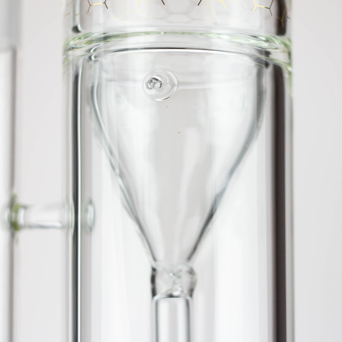 17" AQUA Glass 2-in-1 barrel diffuser glass bong [AQUA129]_6