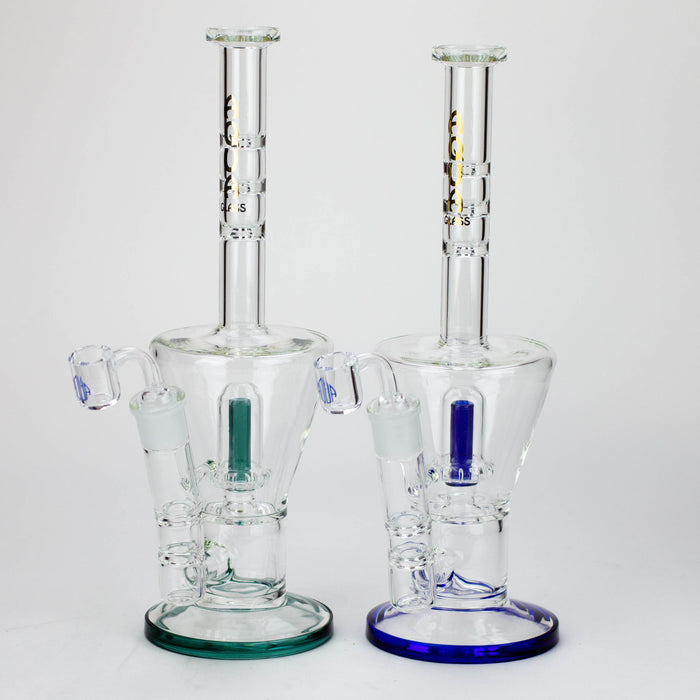 13" AQUA Glass 2-in-1 Sowerhead percolator glass bong [AQUA125]_0