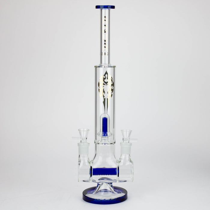 18" AQUA Glass Dual joint showerhead pecolator glass water bong [AQUA105]_6