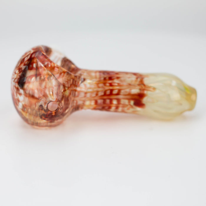 4 inch Gold Fumed Hand Pipe [GXY022]_8