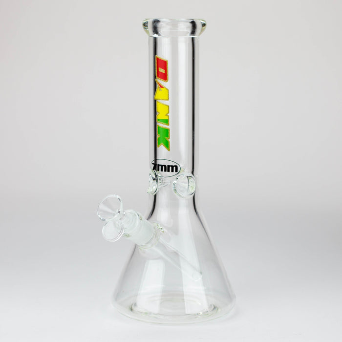 Dank -12" 7mm glass bong with Glitter Logo_3