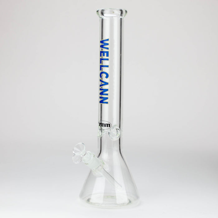 WellCann - 16" 7 mm glass bong with Glitter Logo_8