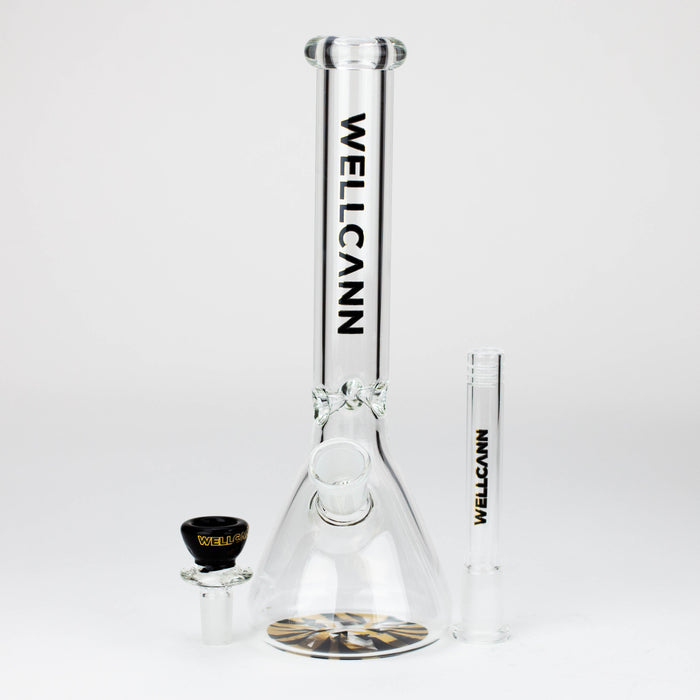 WellCann - 9.5" beaker glass water bong_2