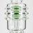 H2O | 21" Dual percolator glass water bong [H2O-5019]_7