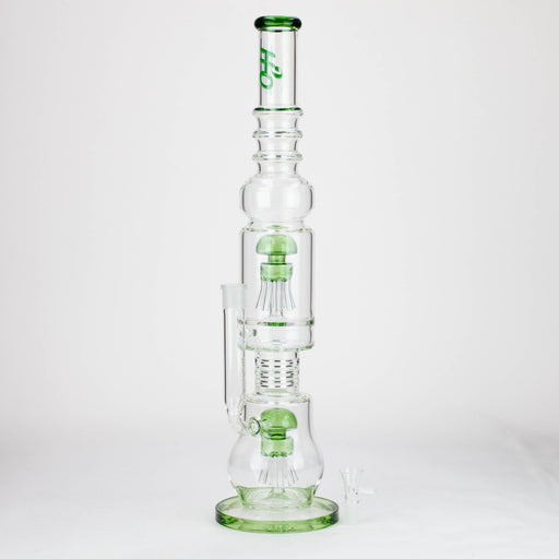 H2O | 21" Percolator glass water bong [H2O-5018]_1