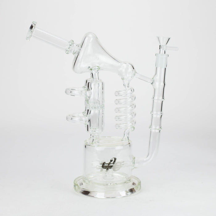 H2O | 12" Coil Glass water recycle bong [H2O-5027]_8