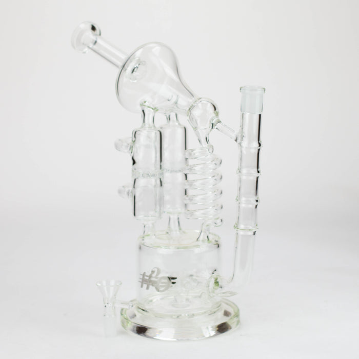 H2O | 12" Coil Glass water recycle bong [H2O-5027]_1