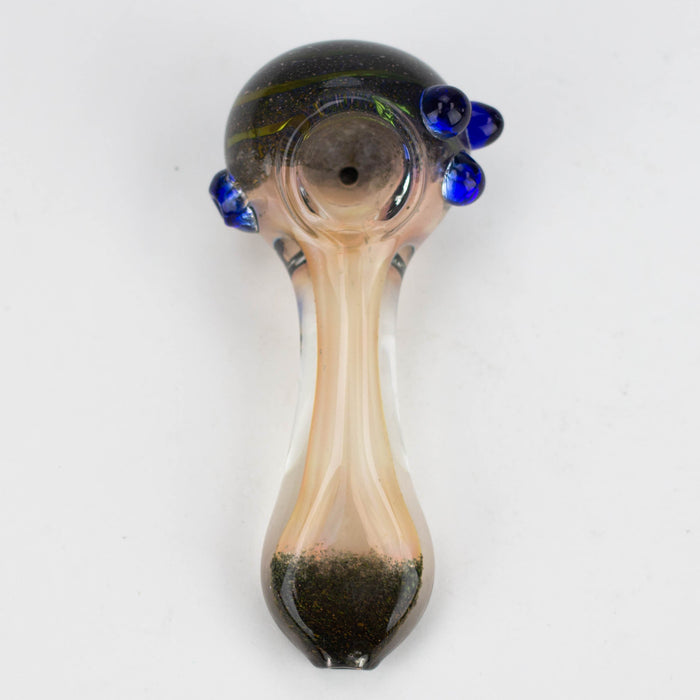 5" Gold Fumed Hand Pipe Pack of 2 [10605]_2