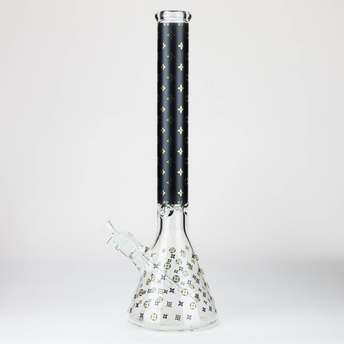 20" Luxury Patterned 9 mm glass water bong [GBT2103]_12